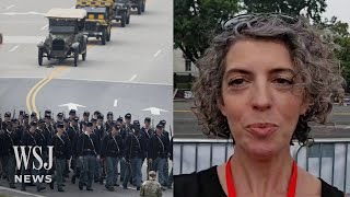 Crowds Cheer as Tanks Rumble Down Parade Route in Washington | WSJ News