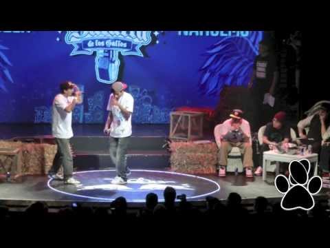 Nahue MC vs Dozer - Batalla de los Gallos Red Bull 2013 Argentina 1ra Ronda