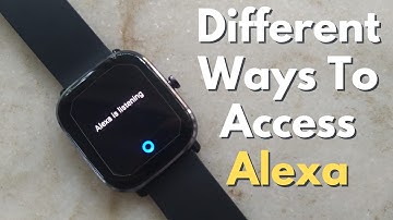 Different Ways To Access Alexa on Amazfit GTS 2 Mini || GTS 2 Mini Alexa