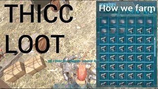 Faceless Wiping B&W Betas on Rag 95(Thicc Loot + Meat Run) - Ark: Official PVP