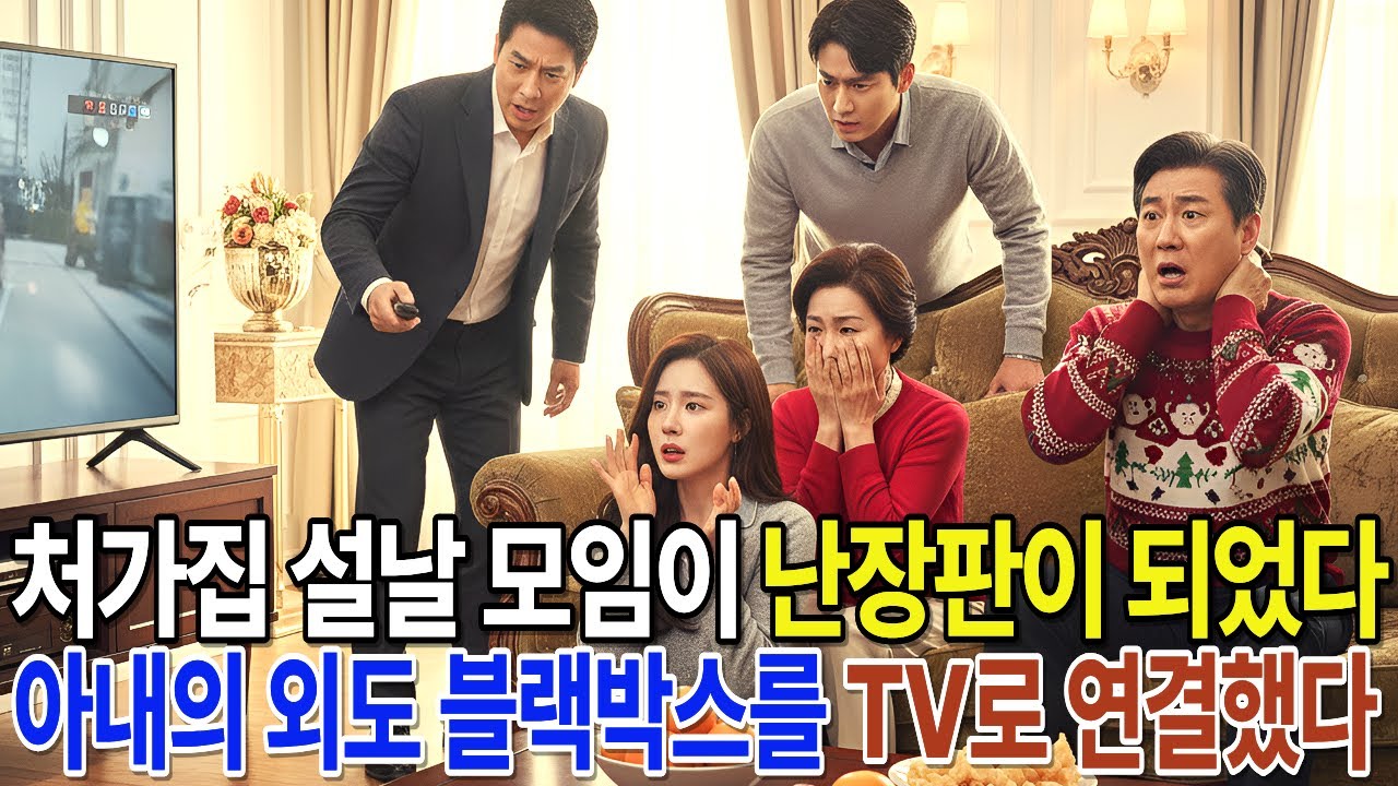 처가집 설날 모임이 난장판이 됐다  아내의 외도 블랙박스를 TV로 연결했다