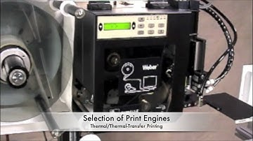 Weber Model 5300rfid Smart Label Printer-Applicator with Pre-Apply Reject