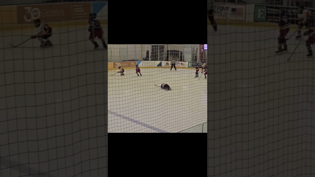 Hockey player with tough luck 