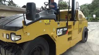 2014 Cat Cw34 Pneumatic Roller Sn Tlj00138 This Machine Has Sold