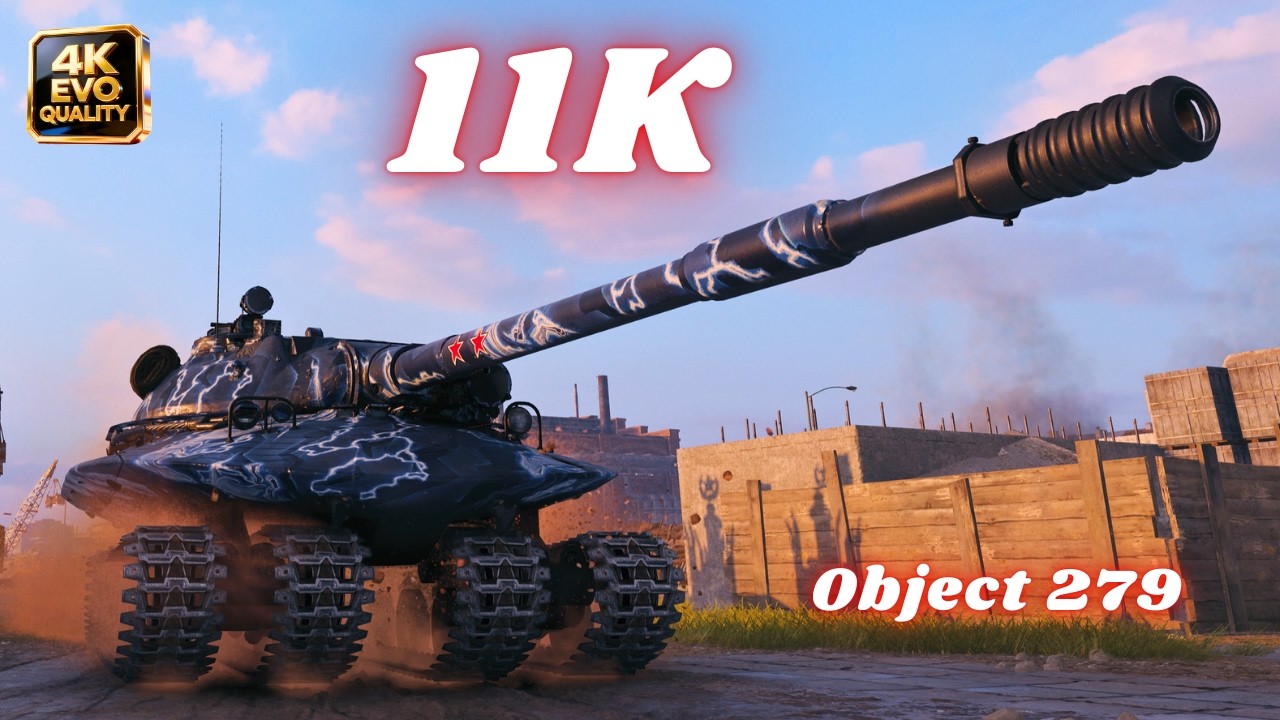 Object 279  11K Damage 10 Kills & Object 279  12.9K Damage 7 Kills World of Tanks #wot