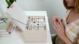 Stay beautifully organised with the Blush Classic Jewellery Box