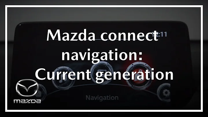 How to use Mazda Connect Navigation | Original generation