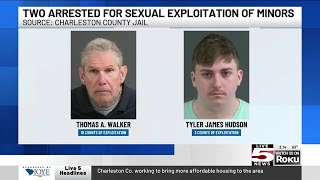 VIDEO: 2 Charleston Co. men arrested on charges of sexual exploitation of minors