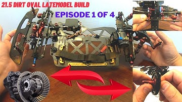 21.5 RC Dirt Oval Latemodel build Part 1 of 4: Direct Drive Build & More