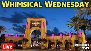 🔴Live: Whimsical Wednesday at Universal Studios Florida - Mega Movie Parade & CineSational - 7-29-26