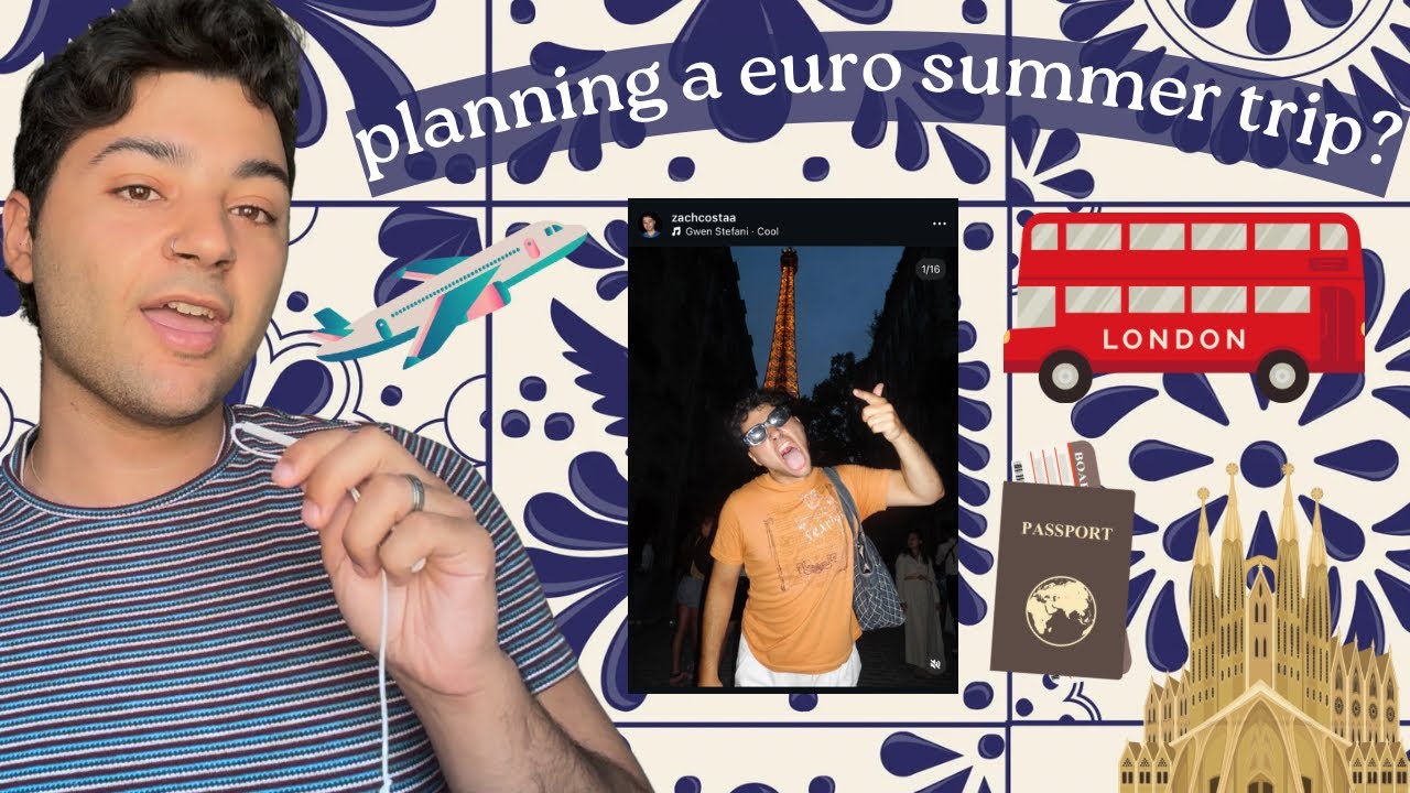 how to plan a europe trip✈️🌊🌃 (paris, london, madrid, barcelona)🌞
