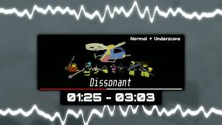 Dissonant Normal + Underscore