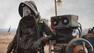 After the deadliest nuclear war, she becomes the last human alive with only her robot companion