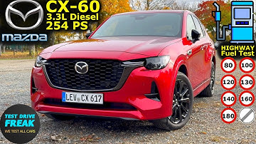 2025 Mazda CX-60 3.3 L e-Skyactiv-D (254 PS) TEST DRIVE 🚙 Fuel Consumption & Performance Review