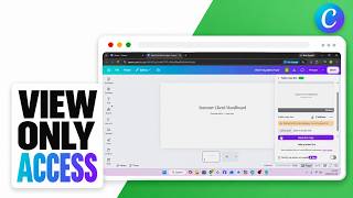 How to Share a Canva Design as View Only (2026 Sharing Boundaries)