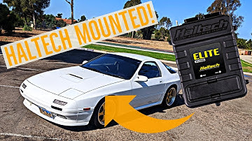 Haltech 1500 Elite mounted FC3S RX7