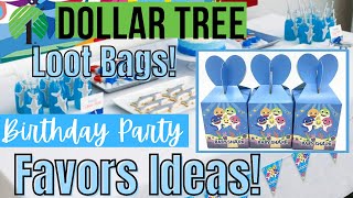 DOLLAR TREE BIRTHDAY PARTY LOOT BAGS | DOLLAR TREE PARTY FAVORS | DOLLAR TREE GOODY BAGS DIY