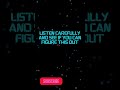 Can You Solve This Riddle Listen To What It S Revealing Shorts Puzzle Riddles Viral 