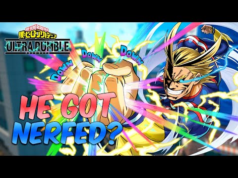 All Might Will NEVER BE TAKEN DOWN Despite The Nerfs | My Hero Ultra Rumble