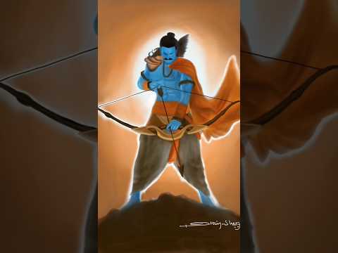digital art of Adipurush 🚩 #adipurush #prabhas #omraut #tseries #tseriesmusic