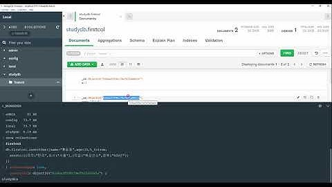 NoSQL MONGODB 입문강좌 #2 show dbs collection insertone 디비 컬렉션 조회, 데이터 입력 몽고디비