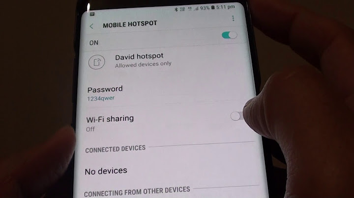 Why my Samsung phone hotspot is not sharing Internet?