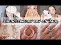 HUGE SHEIN JEWELRY TRY ON HAUL 2021 | *NEW* Shein Boujjee on a Budget Jewelry Haul