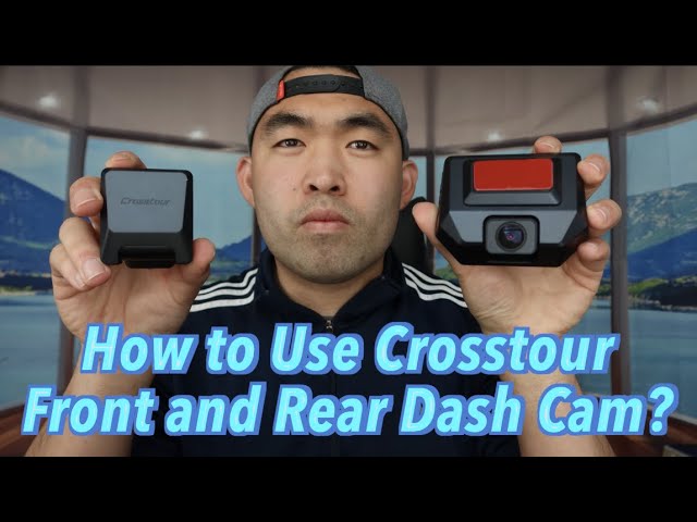 Crosstour Dash Cam Front and Rear CR900 Operation Video 