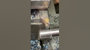 Threading Process in Lathe Machine #shortvideos #machine #machinary #lathemachine