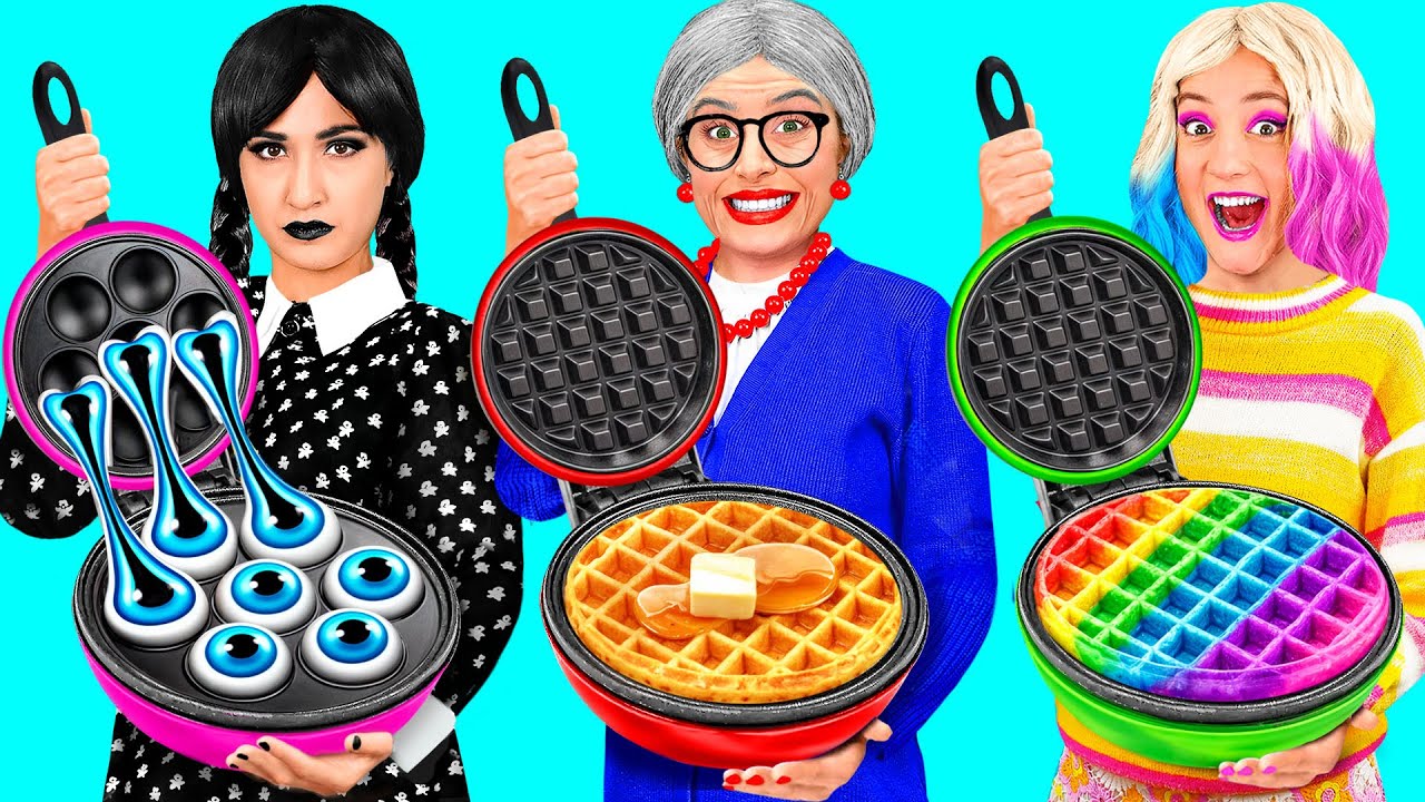 Кулинарный Челлендж: Уэнсдей Против Бабушки | Смешные Челленджи от DuKoDu Challenge