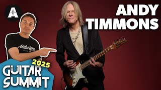 Celebrity Andy Timmons Interview - Guitar Summit 2025 Live Stream | Andertons Music Co. Profile