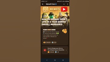MEMEFI YOUTUBE VIDEO CODE how to change your life in year #secret #code #memefi #memefisecretcode