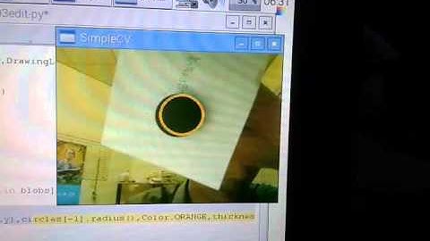 Tracking a circle using SimpleCV with Raspberry pi