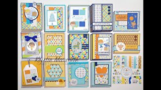 Doodlebug  Party Time  33 cards from one 6x6 paper pad