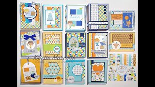 Doodlebug - Party Time - 33 cards from one 6x6 paper pad