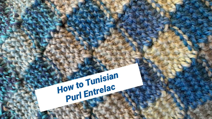 Master Tunisian Entrelac with Purl Stitch!