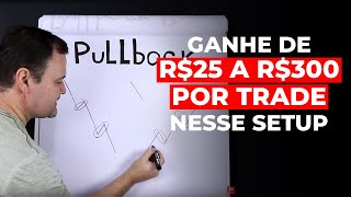 Setup FÁCIL para ganhar de R$25 a R$300 por operação no day trade