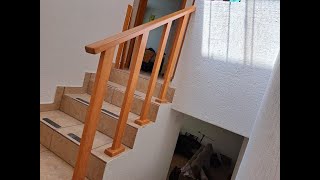 Como hacer un barandal sencillo de madera