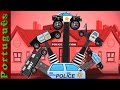 Carro de polícia Dedo Família | rimas e miúdos Canção