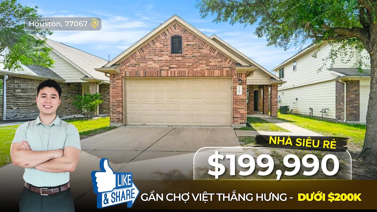 #34 Houston - Cơ Hội Sở Hữu Nhà Giá Tốt Ở Houston Chỉ Dưới $200,000! | #SangNguyenRealtor