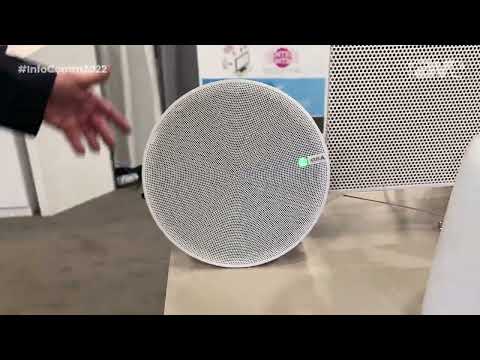 InfoComm 2022: Axis Communications Shows C1210-E Network Ceiling Speaker and C1511 Pendant Version