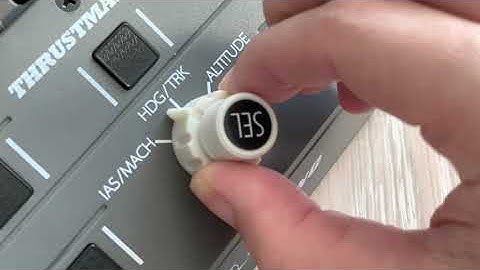 Thrustmaster TCA Quadrant Boeing edition rotary knob issue