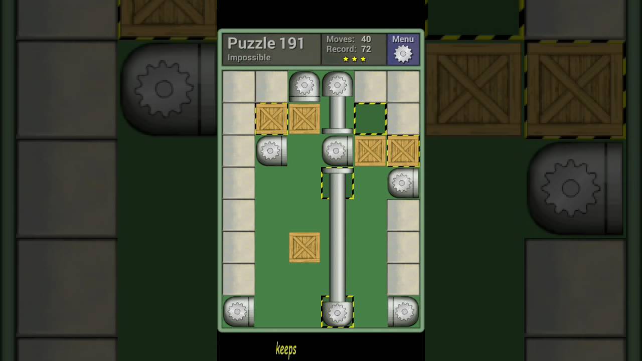 Pushing Machine (Impossible) Level Puzzle 191 - Perfect Solution