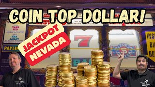 Gamble Smart Visits Jackpot Nevada! Old School $1 Coin Top Dollar Play @Bartons Club 93 Casino!