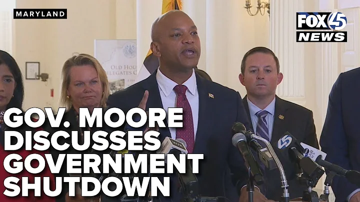 Governor Moore responds to government shutdown, announces relief for Marylanders