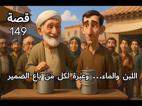 قصة 149 اللبن والماء وع برة لكل من باع الضمير