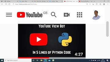 New 5 line youtube viewbot python!!-2021 Easy, simple and best viewbot