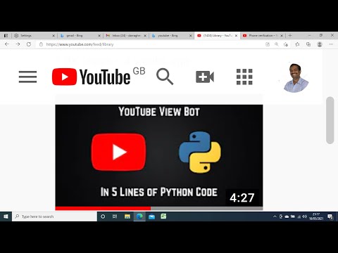 New 5 line youtube viewbot python!!-2021 Easy, simple and best viewbot