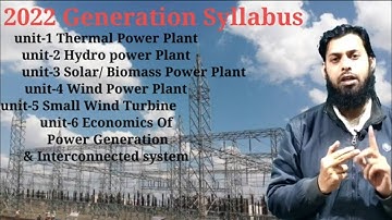 Electrical Power Generation |🔥 Syllabus Analysis | 📌3rd Sem Electrical |💥 SBTE | 2022 | ☎7488349472