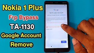 Nokia 1 Plus Frp Bypass Nokia (TA-1130) Google Account bypass without PC